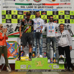 podio uomini Granfondo Mtb Lago di Bracciano